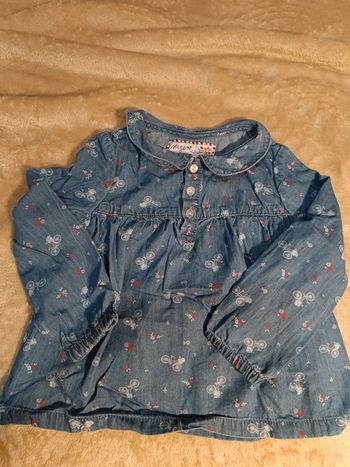 Chemise manches longues vélo 3 ans