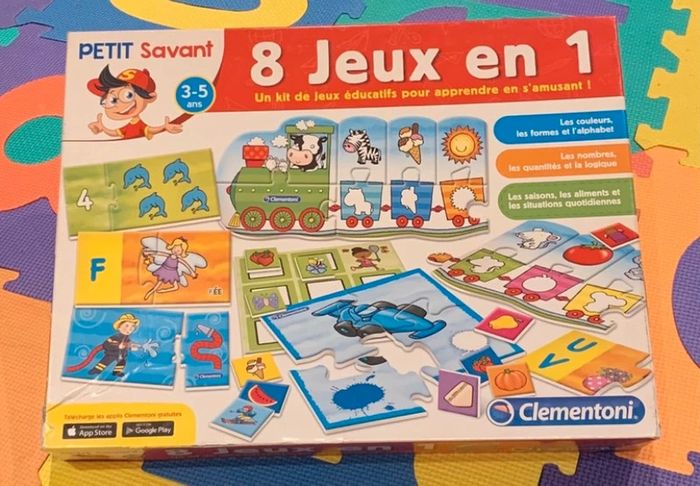 Petit savant 8 jeux en 1 Clementoni