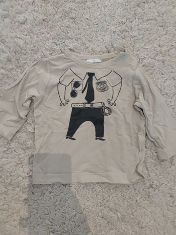 T shirt manches longues garçon 9 mois