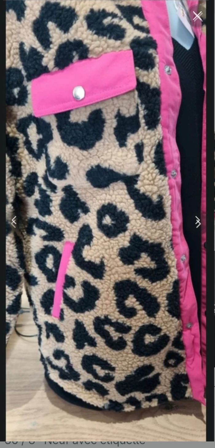 Veste molletonnée leopard - photo numéro 4