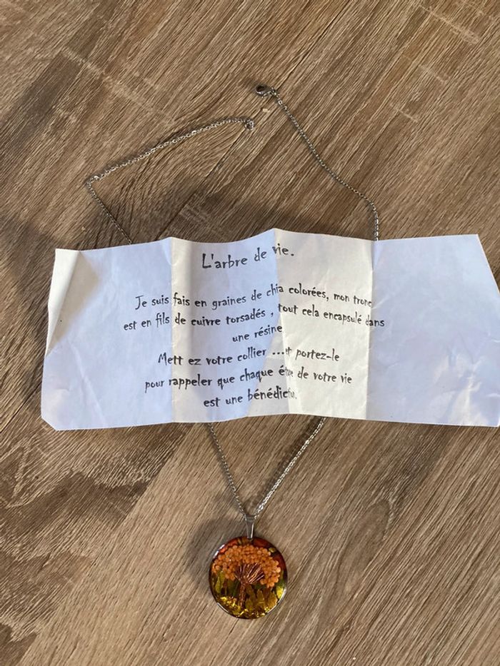 Collier pendentif arbre de vie - photo numéro 2