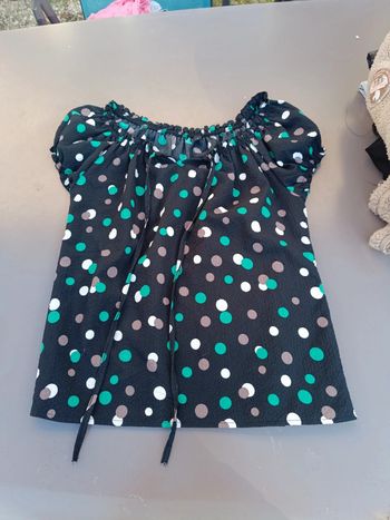 Blouse a pois