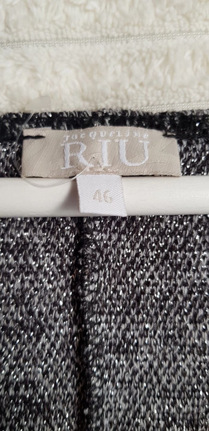 Robe Jacqueline Riu col bénitier grise - photo numéro 2