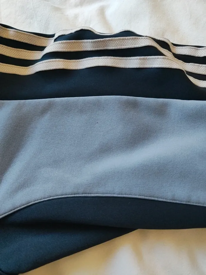 Veste Adidas bleue grise - photo numéro 8