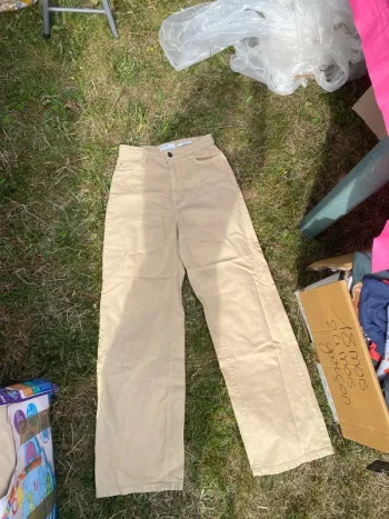 Jean mom wide leg