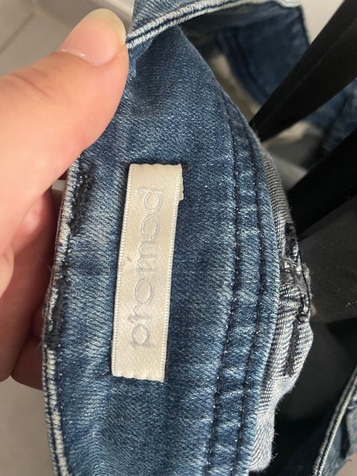 🌸magnifique Jupe en jean Promod Taille 40 Détails brodés🌸 - photo numéro 4