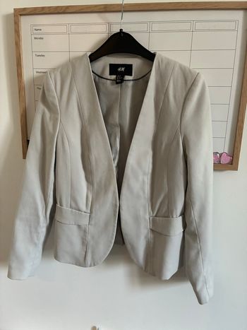 Veste blazer beige H&M 38