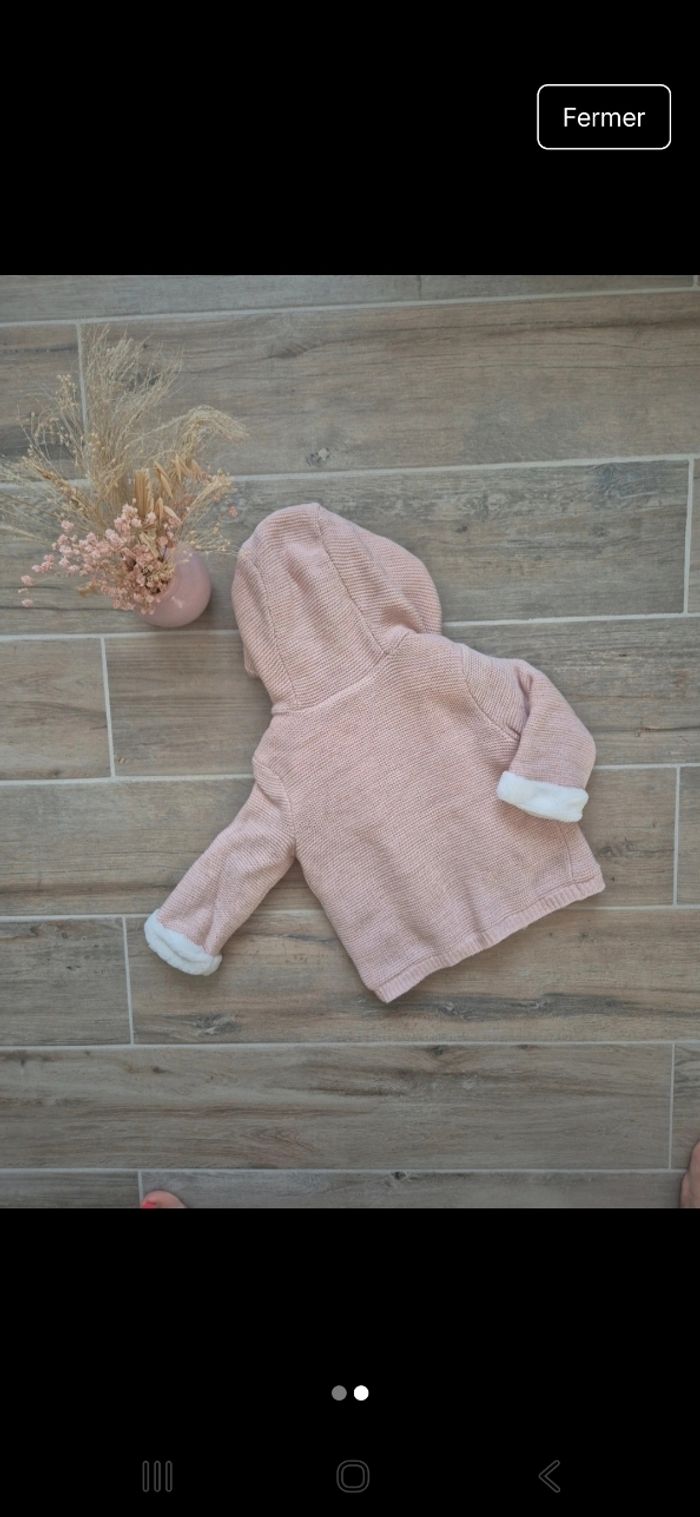 Gilet rose pailleté - photo numéro 2