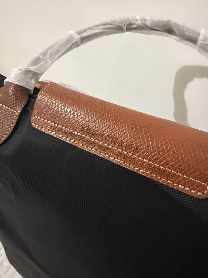 Sac Longchamp Noir Taille L - photo numéro 3