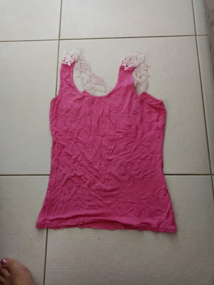 Débardeur dos dentelle taille unique