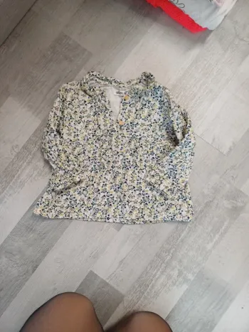 Blouse fleurie