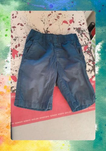 Short garçon bleu – Taille 8 ans – Léger et confortable