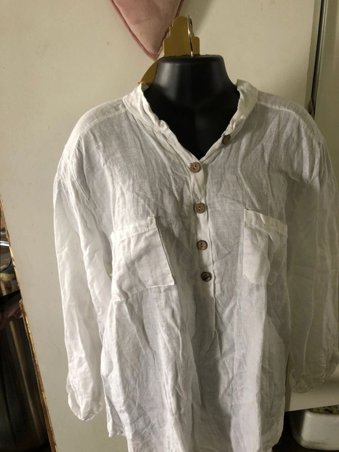 tunique légère pure  Lin . taille . 46