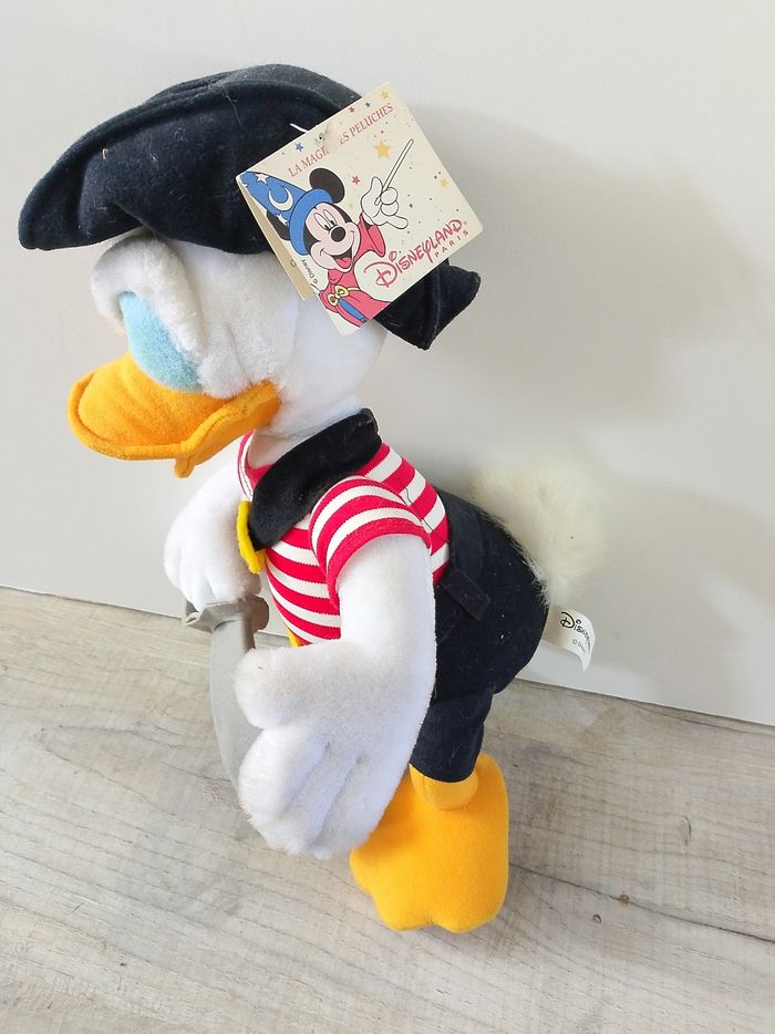 Peluche Donald pirate Disneyland Paris neuve 35 cm - photo numéro 2