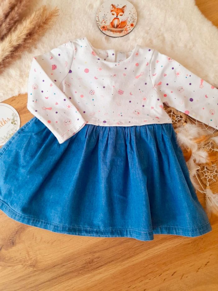 Robe manches longues mi saison 18 mois Baby Club C&A - photo numéro 2