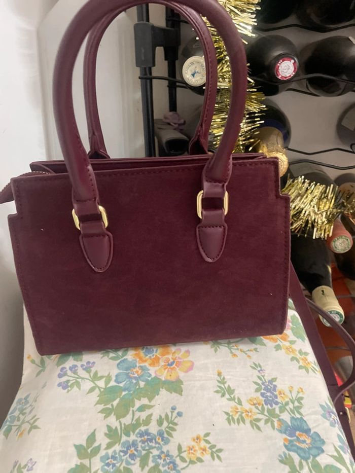 Sac Fourre-Tout Élégant Bordeaux pour Femme - Chic Couleur Unie - photo numéro 17