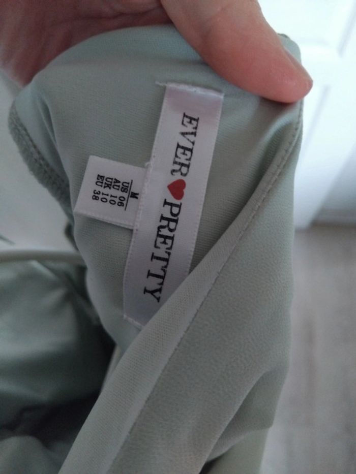Robe longue de cérémonie vert bleu 38 - photo numéro 3