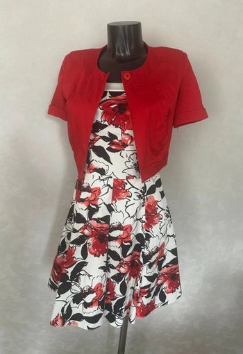 Robe bustier et son boléro Chopin Roma taille M