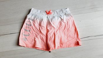 Vêtement fille short blanc et rose 12 ans