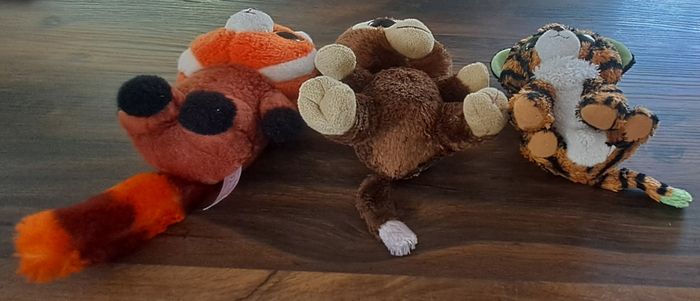 Peluches TY panda roux, singe et tigre - photo numéro 3