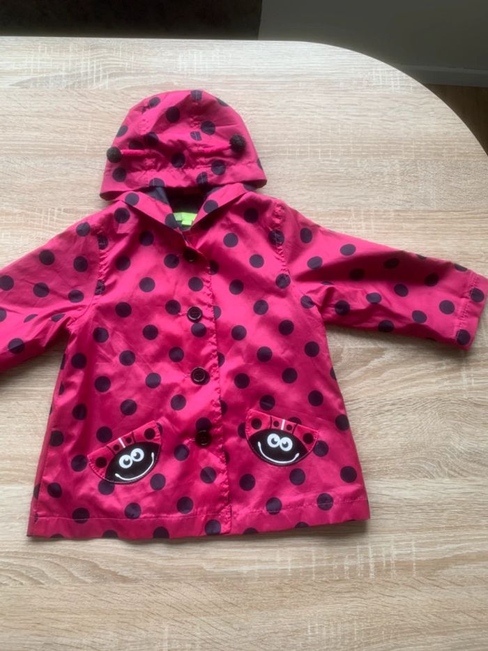 • Manteau pluie fille à pois ~ 23 mois • - photo numéro 3