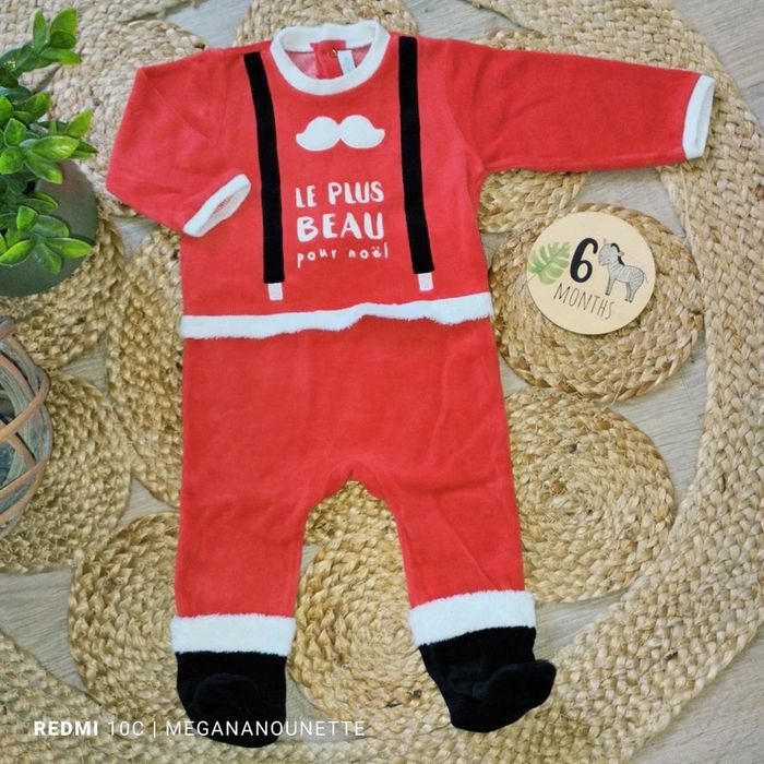 🎅 Pyjama Grenouillère Bébé – Gémo – Taille 6 mois / 68 cm - photo numéro 2