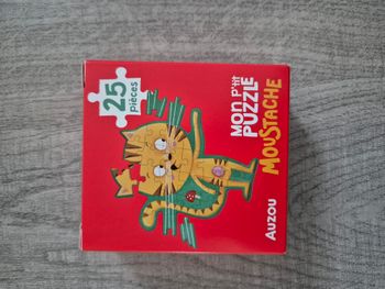 Petit puzzle chat Moustache Auzou 25 pièces