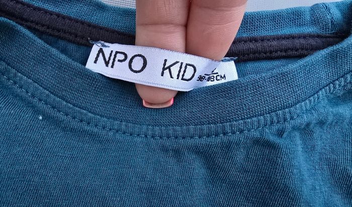 Tee-shirt MC 4 ans garcon NPO KID - photo numéro 3