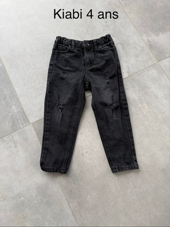 Jean coupe mom taille 4 ans Kiabi 