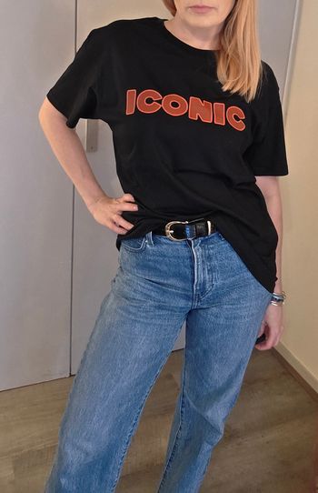 Tee shirt noir Iconic 