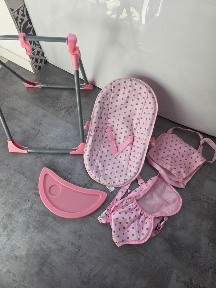 Chaise haute 4 en 1 poupée - photo numéro 2