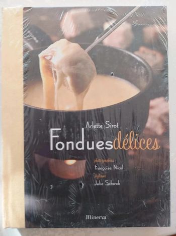 Livres recettes fondues delices neuf