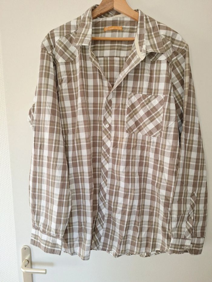 Chemise à carreaux gemo t44 #HGT-002 - photo numéro 2