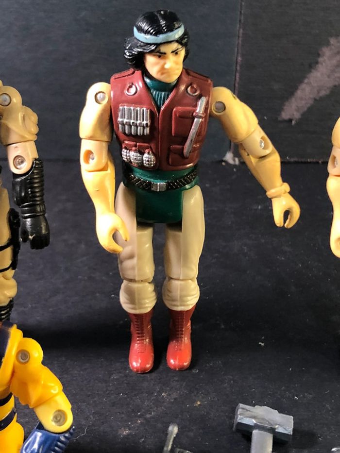 Lot de figurines action figurines et accessoires bikin kaido lanard style gi joe - photo numéro 4