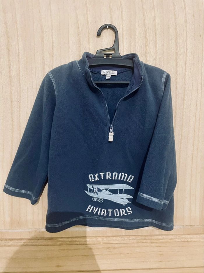 Pull Polaire 92 cm idéal ski, neige ou autres