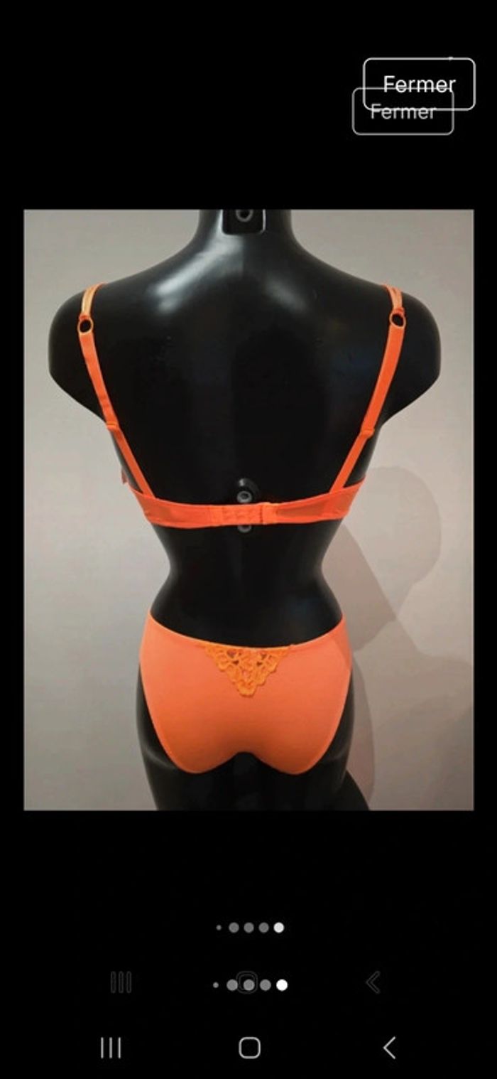 Ensemble Valege tailles 85D 100F 110F 90G 95G 105G - photo numéro 6