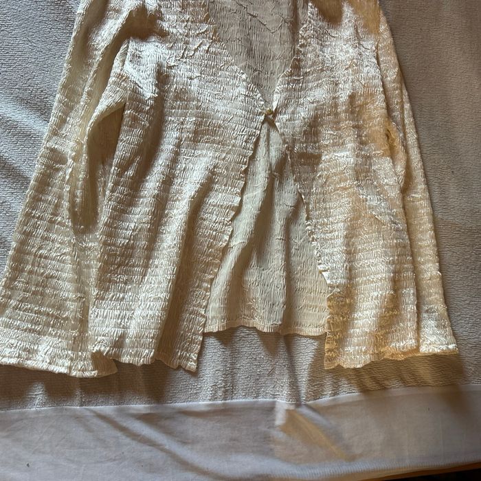 Gilet blanc nacré - photo numéro 3