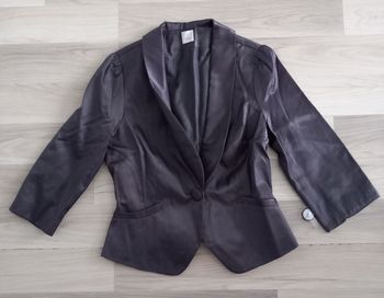 Veste blazer femme gris Camaïeu taille 40