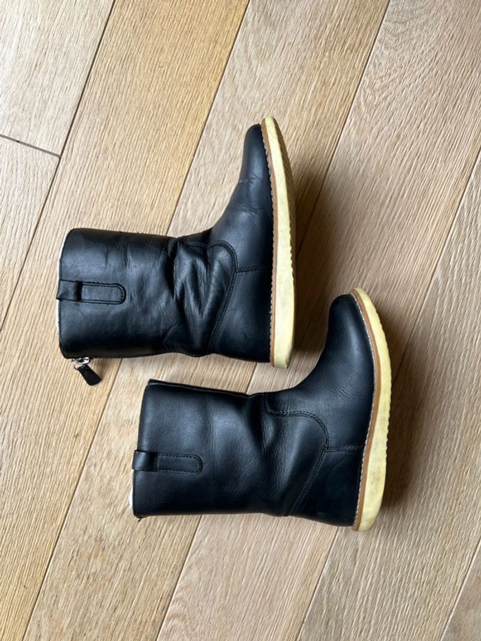 Bottes noires chaudes taille 29 Zara etat satisfaisant - photo numéro 7