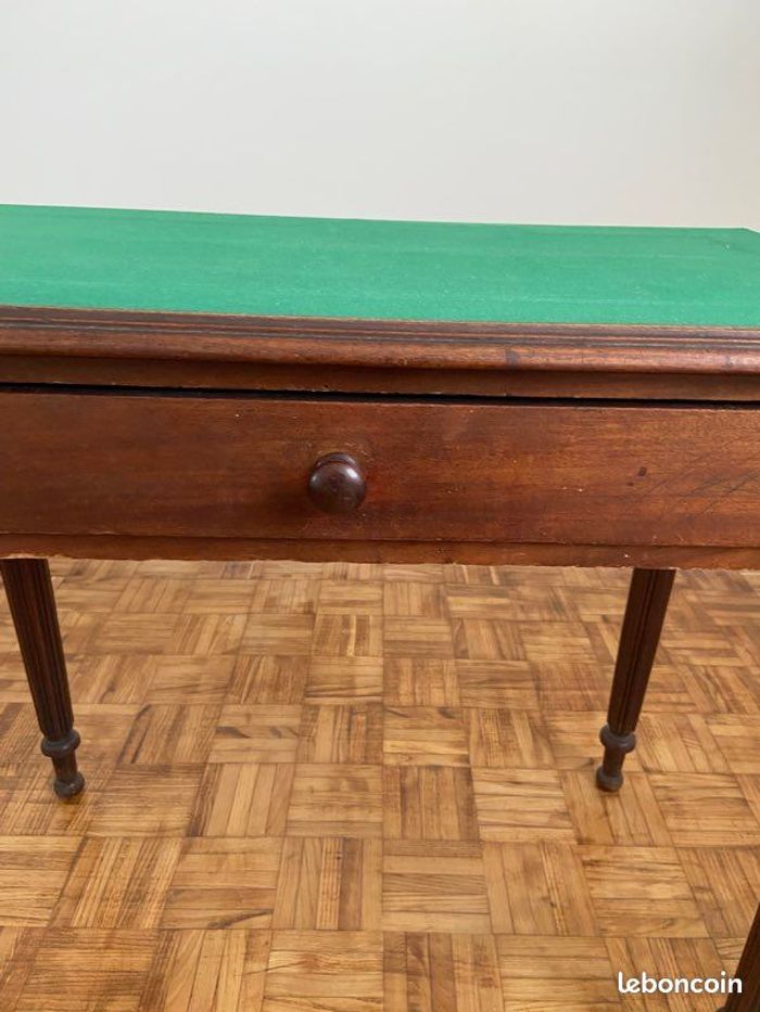 Bureau de style antique Napoleon lll Secretaire table bois massif 1 900 - photo numéro 7