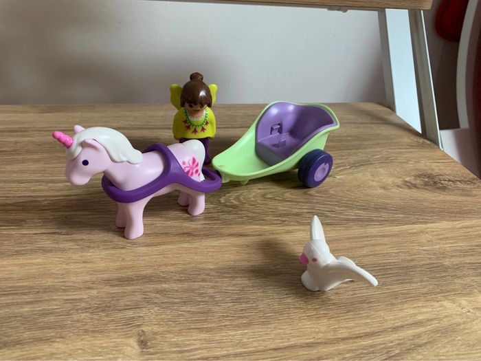 Playmobil 1.2.3 - 70401 - Calèche et fée et licorne - photo numéro 3