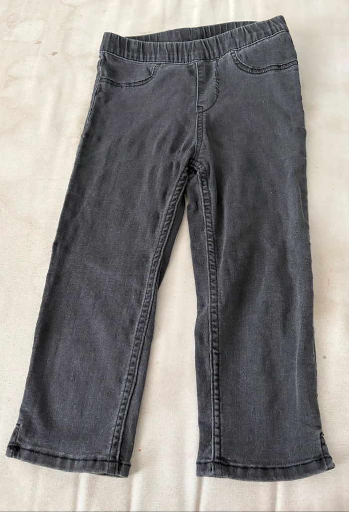 Jegging capri jeans noir