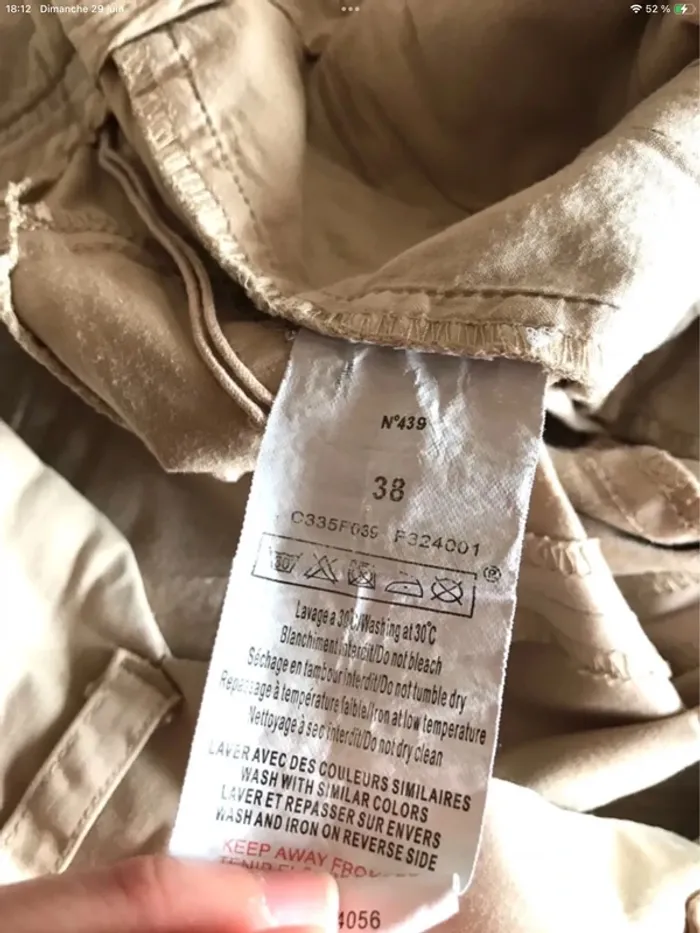 Pantacourt beige taille 40 One Step - photo numéro 14