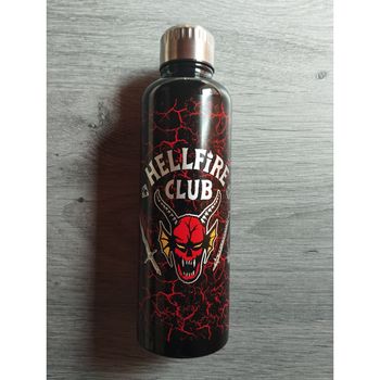 Stranger Things : Hellfire Club Bouteille d'eau en Métal