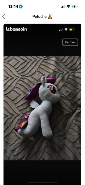 Peluche Little poney 