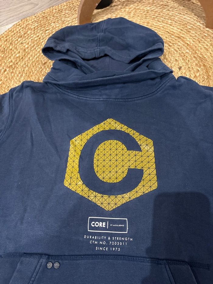Pull à capuche Jack et Jones homme XL - photo numéro 3