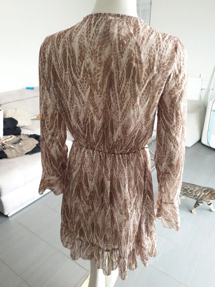 Robe été motifs caramel et doré - photo numéro 4