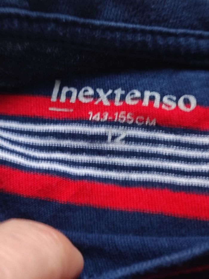 Pull à rayures rouge 12ans - photo numéro 2