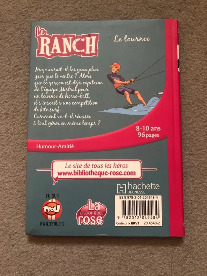 Livre Le Ranch le tournoi - photo numéro 2