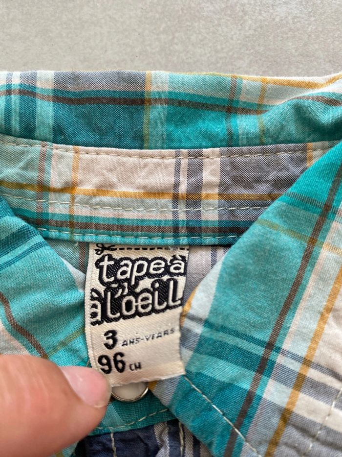 Chemise garçon Tape à l’œil 3 ans - photo numéro 2
